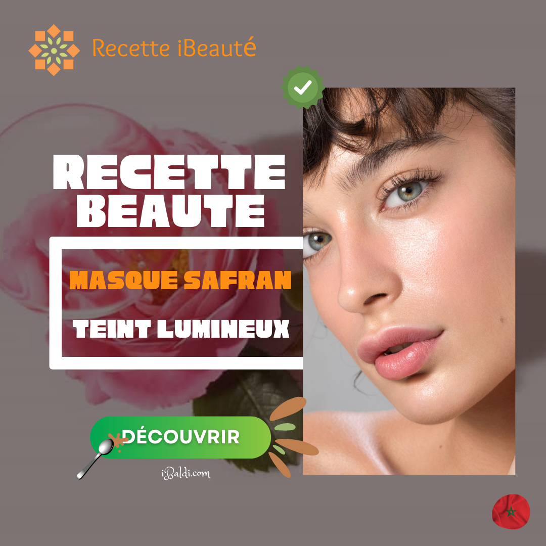 Masque Visage Éclatant au Yaourt, Miel et Safran