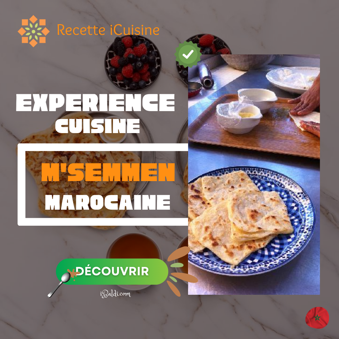M&rsquo;semmen : Crêpes Feuilletées Marocaines